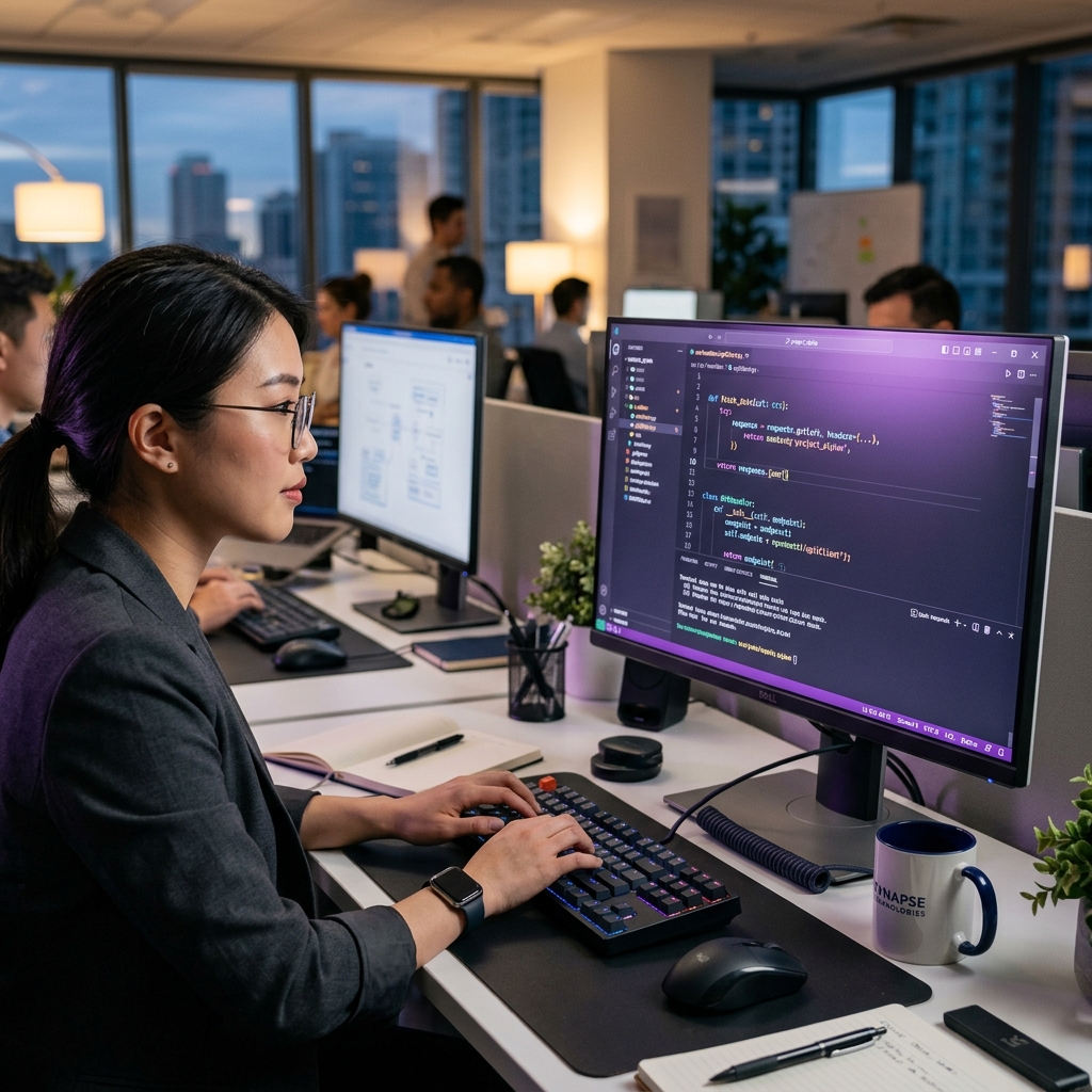 Web Developers coding